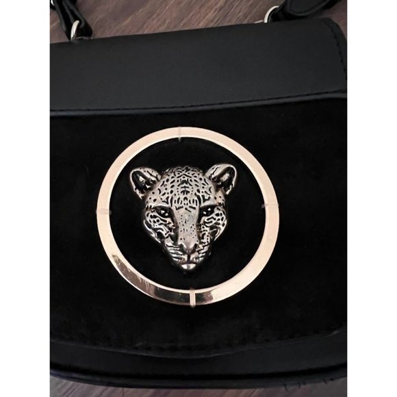 London Rag Two-Way Crossbody/Shoulder Bag with Gold Tone Chain Strap - Picture 5 of 5